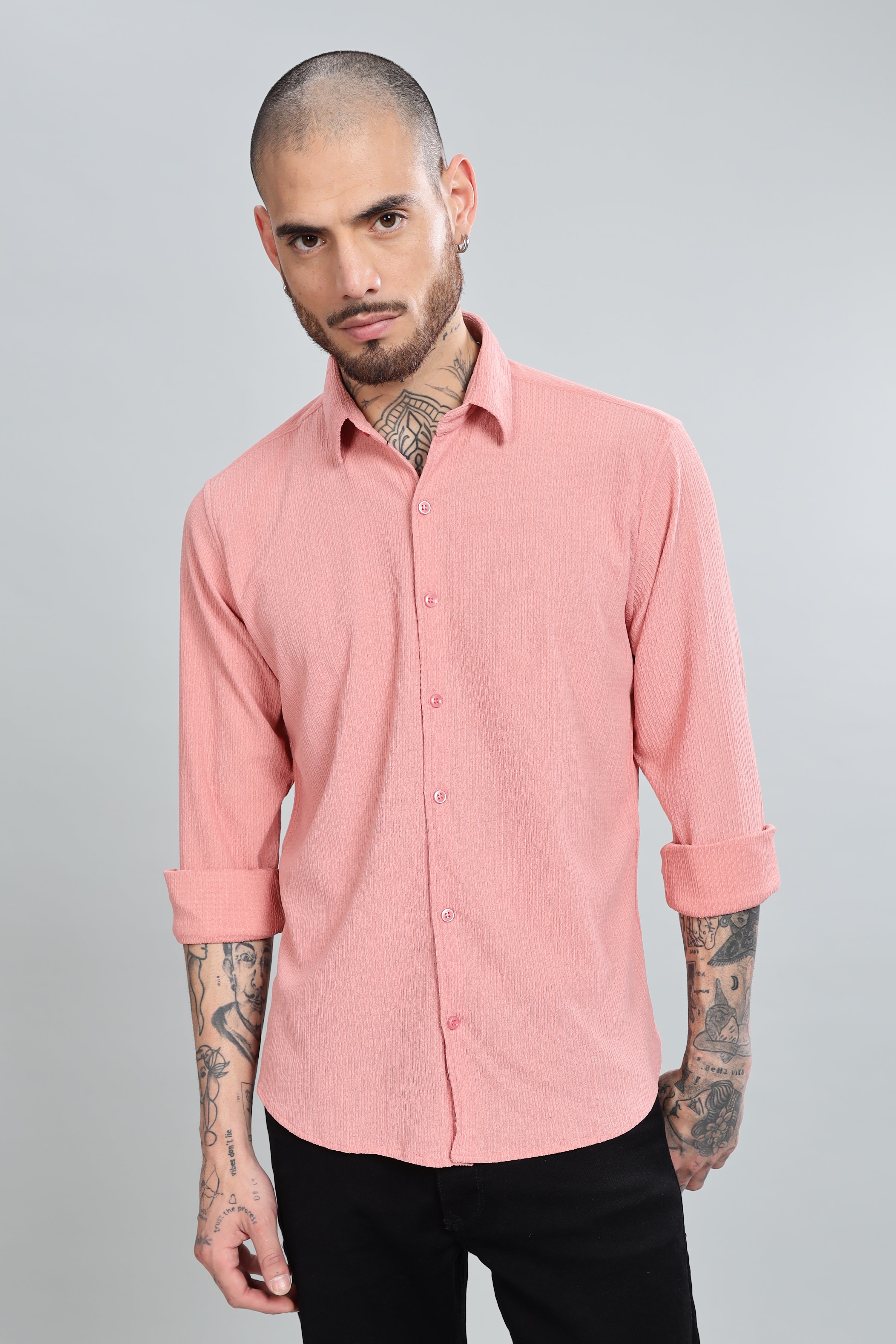 Pink Full Sleeves Shirt