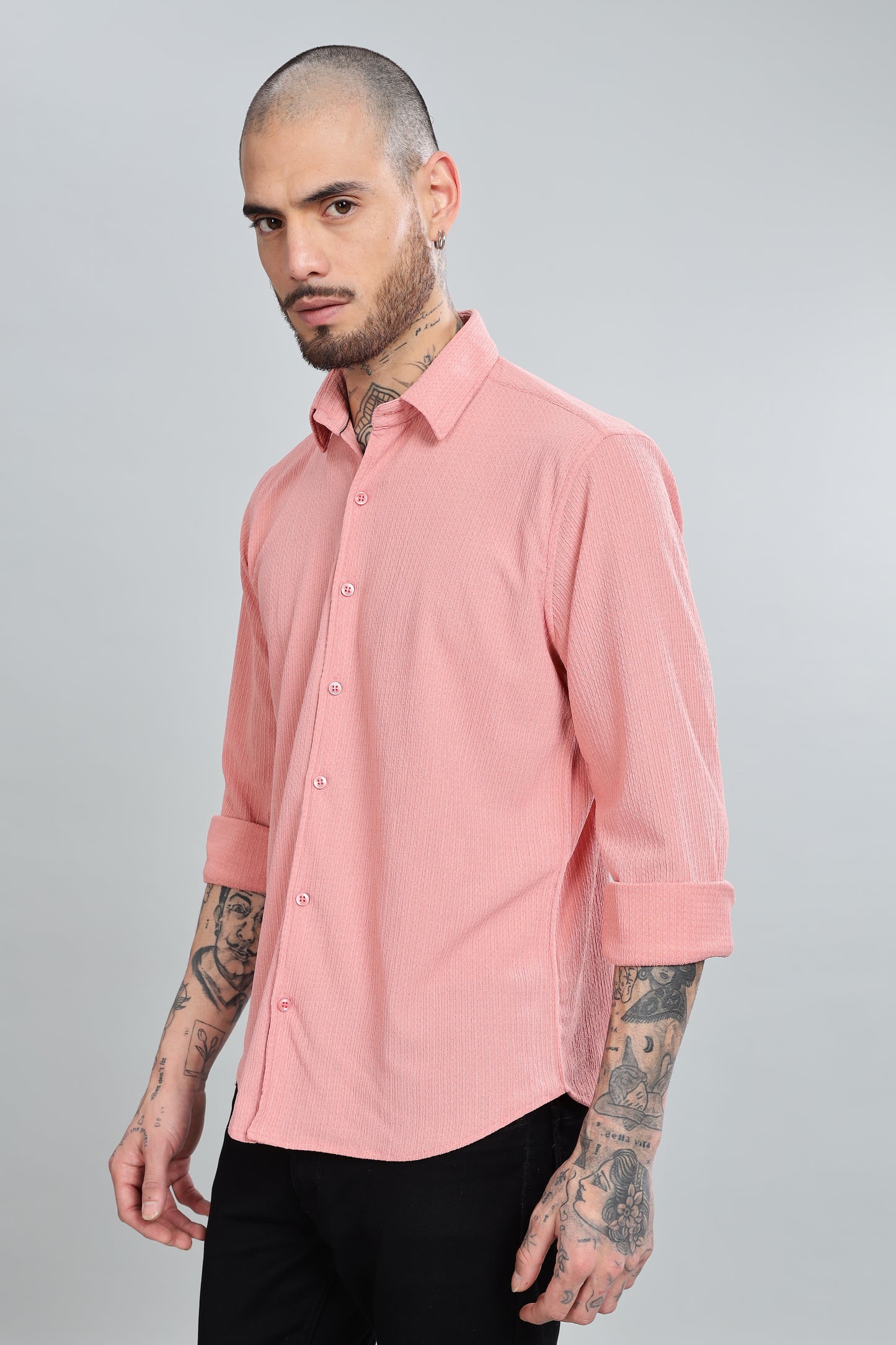 Pink Full Sleeves Shirt