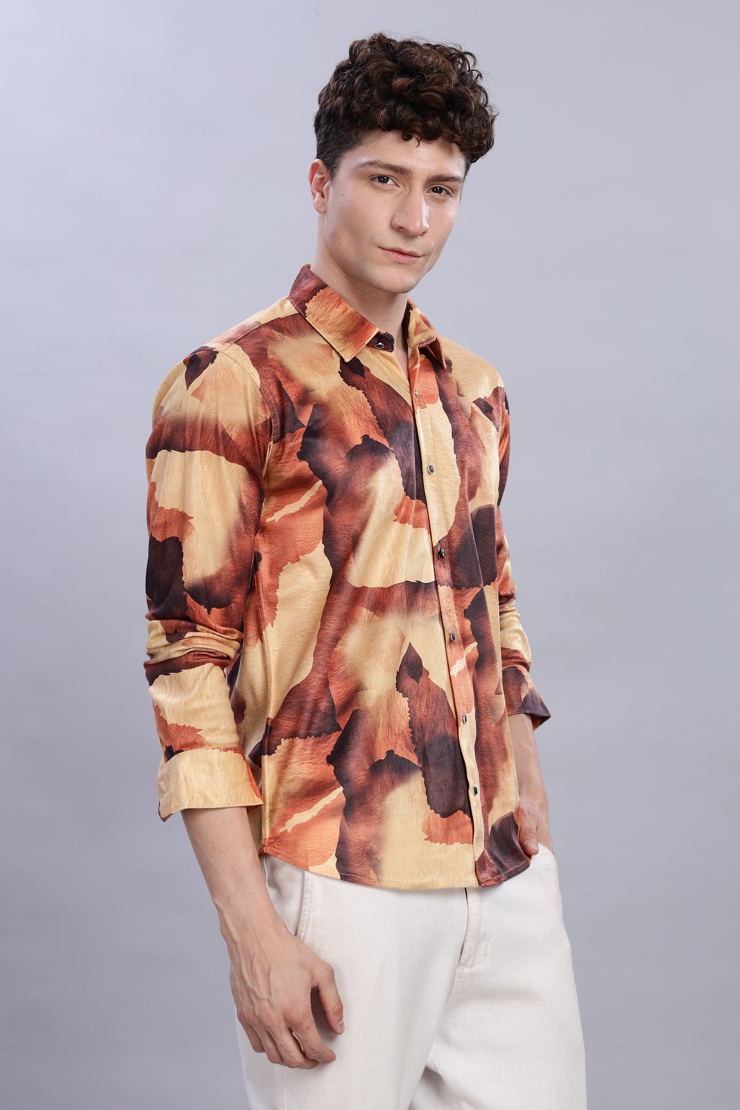 Desert Blaze Printed Shirt