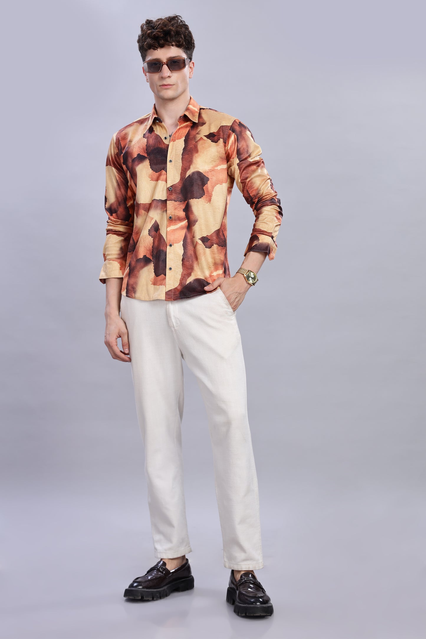 Desert Blaze Printed Shirt