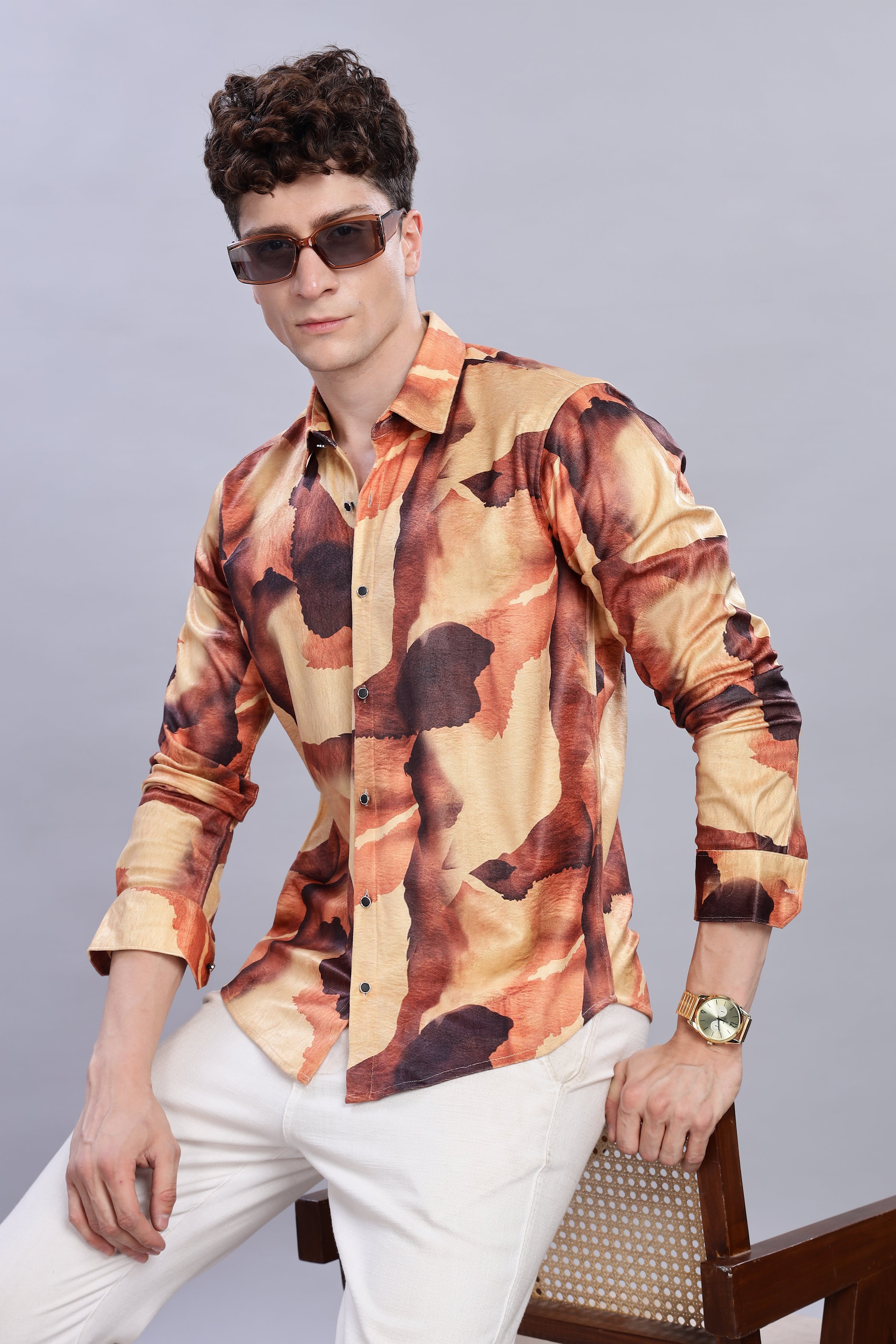 Desert Blaze Printed Shirt